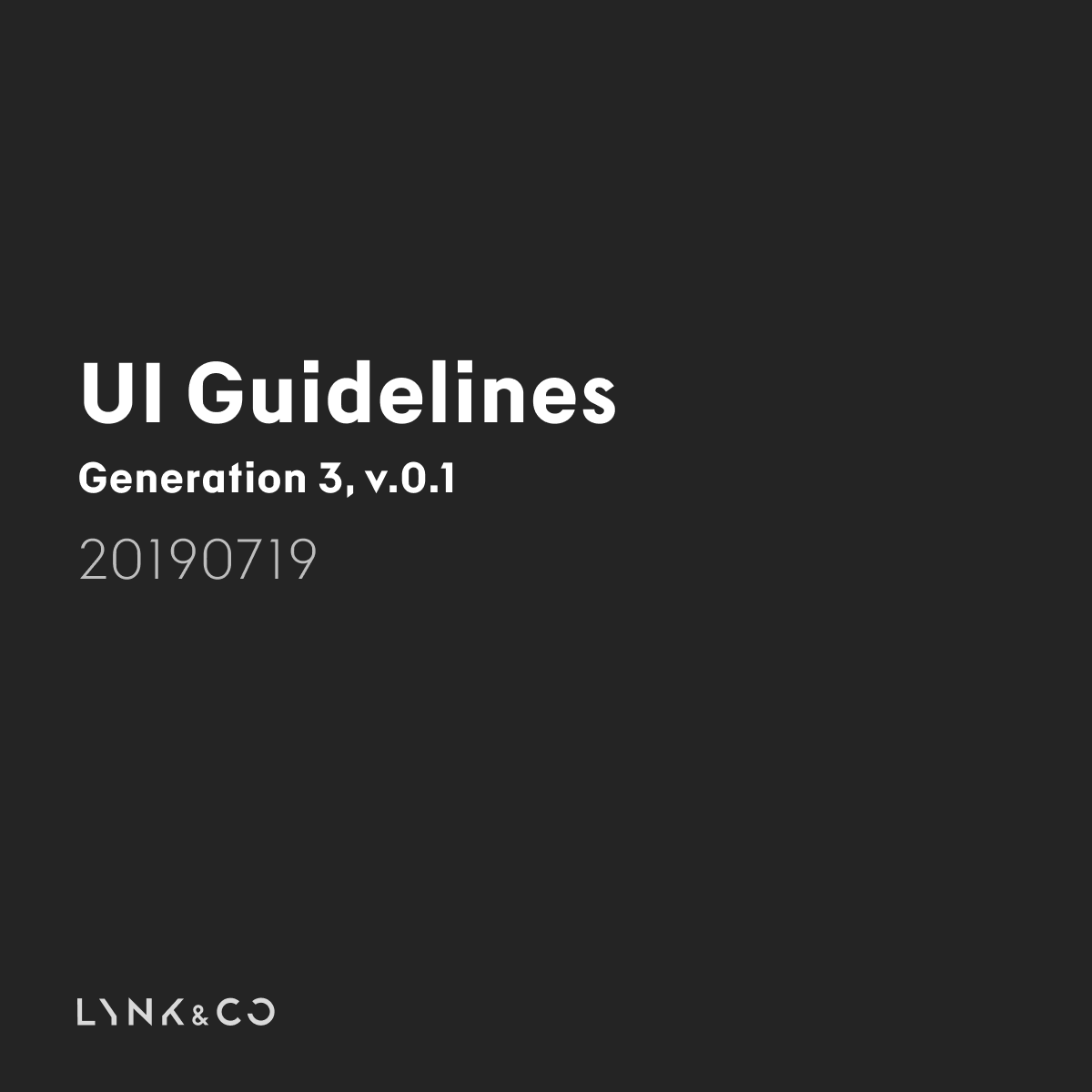 Lynk&Co guidelines icon